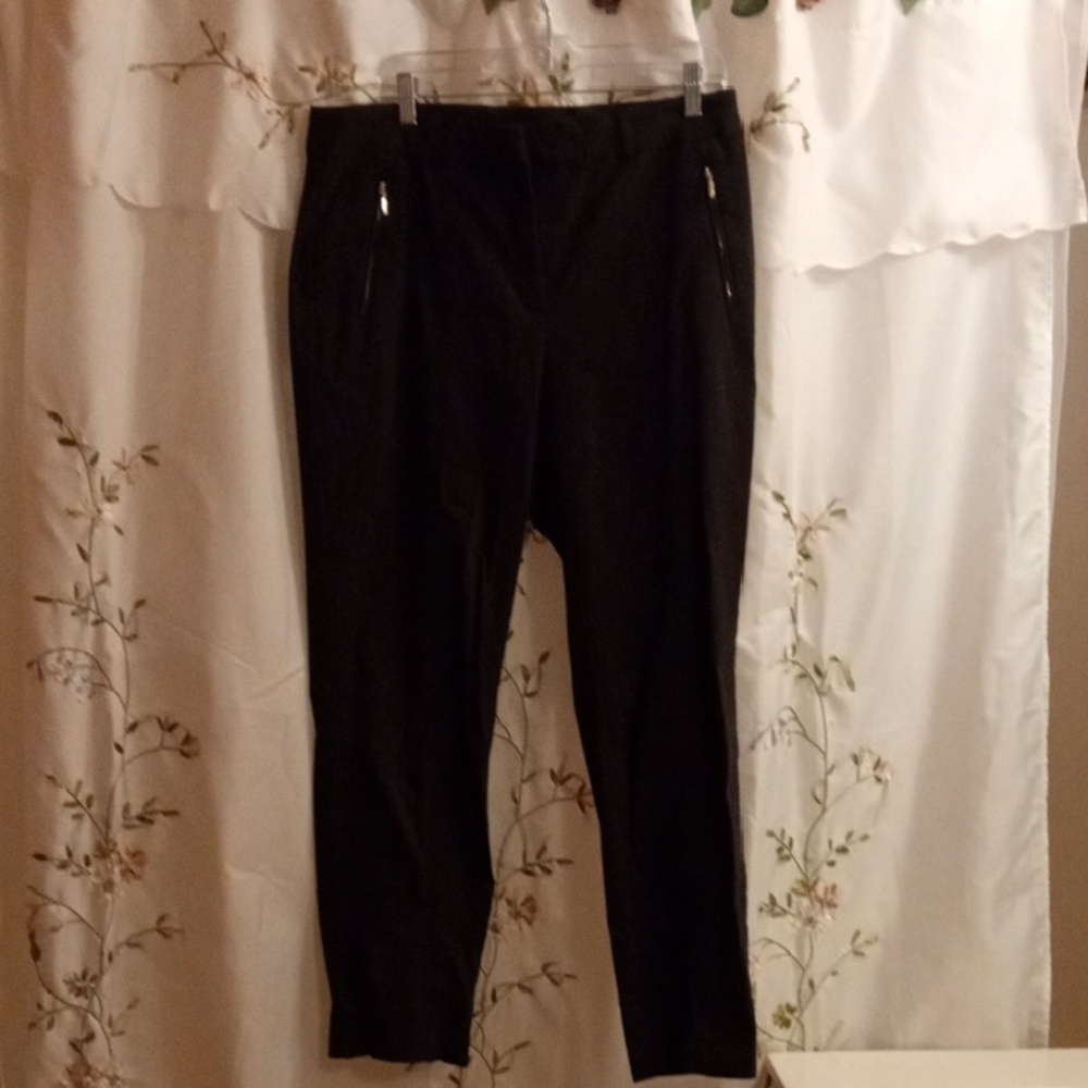JM Collection Black Straight Leg Pants